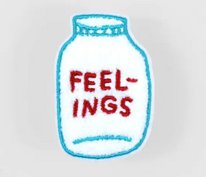 Feelings Chenille Iron-on Patch