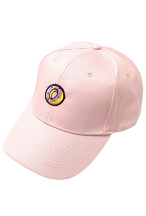Pink Donut Dad Hat