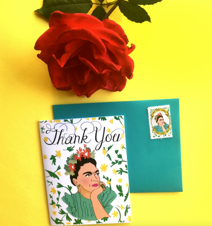 Frida Kahlo Thank You Card