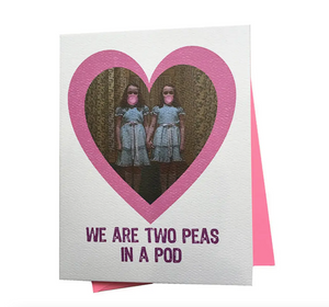 We Are Two Peas in a Pod Spooky Card