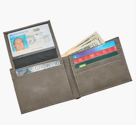 Leatherette Fold Wallet