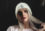 Ghostie Embroidered & Reversible Knit Beanie