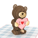 Bad Bear Inappropriate 3D Greeting Card