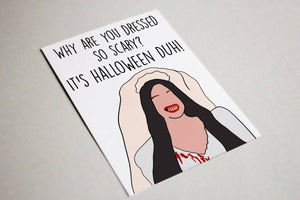 Mean Girls It Halloween Duh Card
