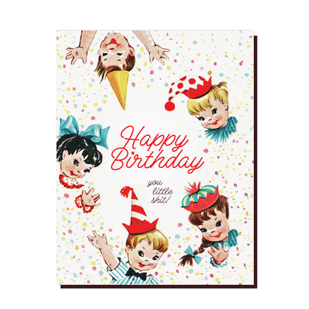 Little Shit! Birthday Card