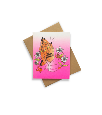 Thank You So Much Riso Card