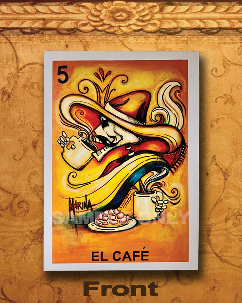 El Cafe Greeting Card