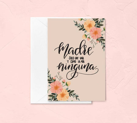 Mother's Day Greeting Card in Spanish
