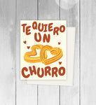 Love You Lots Churro Spanish Greeting Card
