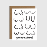 You're The Breast Boobs Card