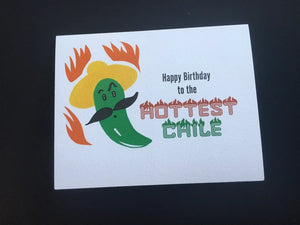 Hottest Chile Birthday Card