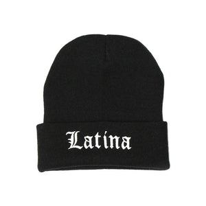 Gothic Script Latina Beanie