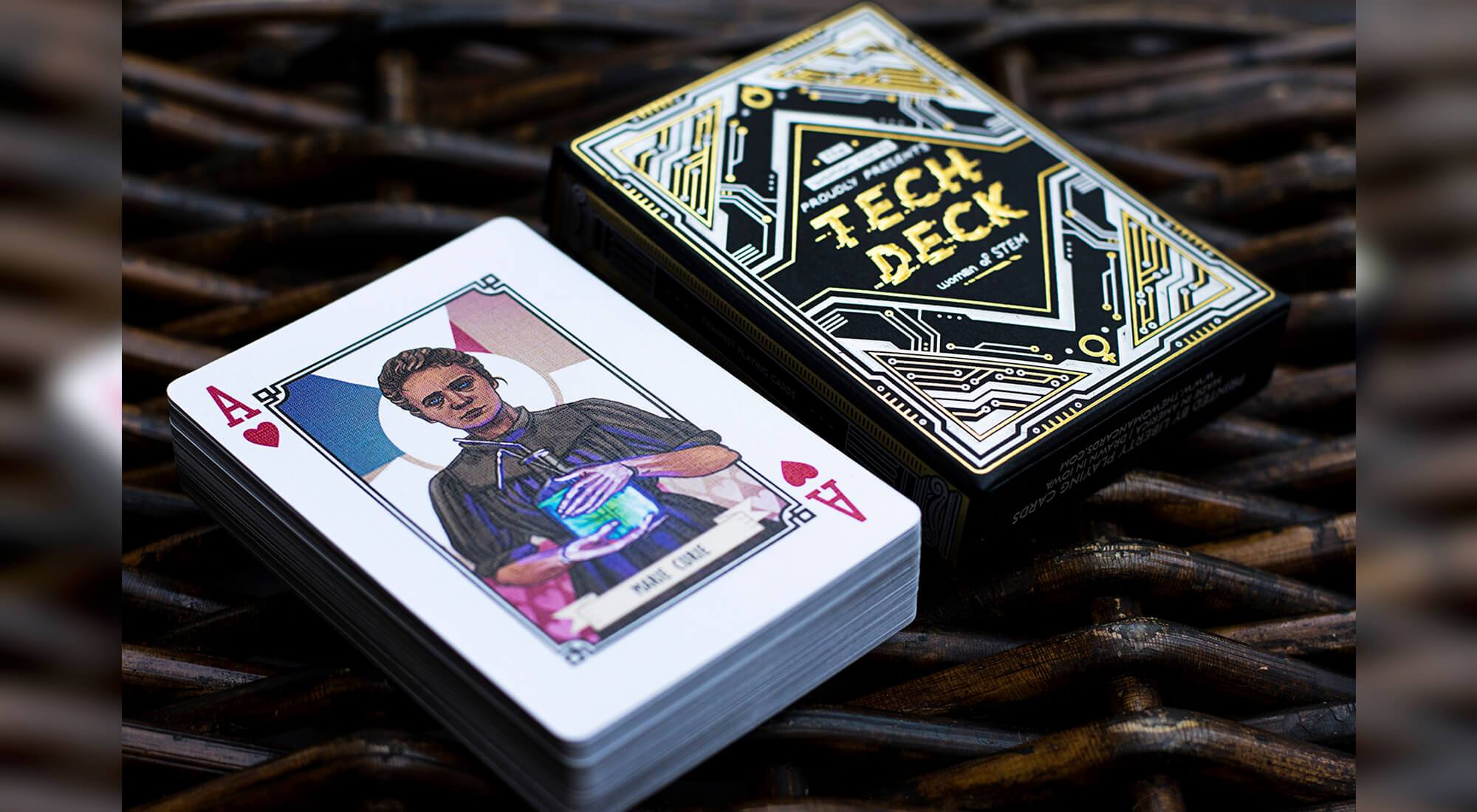 Tech Deck Playing Cards - Celebrating pioneers in the fields of science, technology, engineering and math