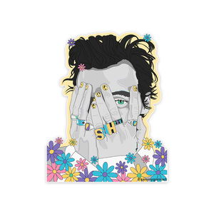 Harry Styles Flowers Sticker