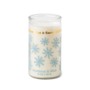 Let It Snow Holiday Scented Prayer Candle 5 oz