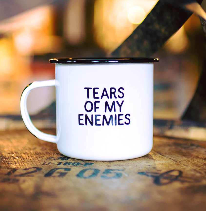Tears of My Enemies Enamel Mug